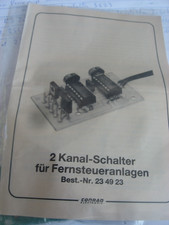 Conrad kanal schalter gebraucht kaufen  Bonn
