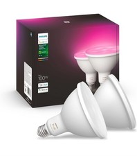 Usado, Philips - Lâmpada LED inteligente Hue PAR38 100W (pacote com 2) - Ambiente branco e colorido comprar usado  Enviando para Brazil