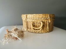 Valisette osier vintage d'occasion  Grosbliederstroff