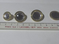 Bottone gioiello strass usato  Como