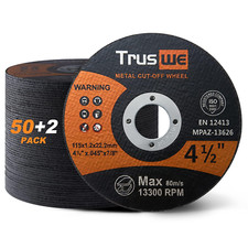 52 Discos De Corte Para Metal 4 1/2" Corte Rápido Fino Pulidora Angular Durável comprar usado  Enviando para Brazil