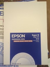 Usado, PAPEL FOTOGRÁFICO BRILHANTE PREMIUM MÍDIA PROFISSIONAL EPSON S041289 20 Folhas 13" X 19" comprar usado  Enviando para Brazil