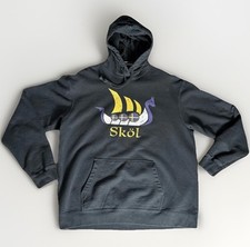 Usado, Moletom Minnesota Vikings com capuz L adulto nórdico escandinavo SKOL MN Vikes comprar usado  Enviando para Brazil