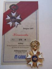 Kronenorden 1897 gebraucht kaufen  Schönberg