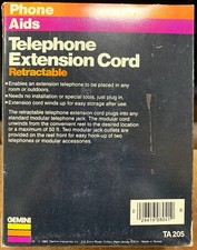 Vtg telephone retractable for sale  Santa Maria