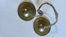 Vintage brass tingsha for sale  SOUTHAMPTON