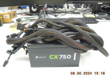 Fuente de alimentación de CA Corsair CX750 750 vatios 80 enchufes bronce | 75-001447 | CP-9020015 segunda mano  Embacar hacia Argentina