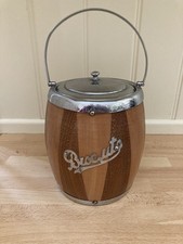 Vintage wooden biscuit for sale  NEWTON ABBOT