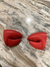 Conjunto de luvas de forno de silicone antiescald garra de lagosta vermelha comprar usado  Enviando para Brazil