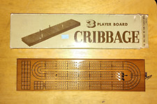 Vtg wooden cribbage for sale  Clearlake