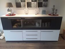 Sideboard weiss dunkelgrau gebraucht kaufen  Duisburg