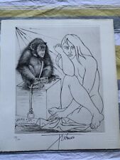 Trémois lithographie singe d'occasion  Margency