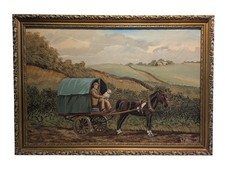 Beautiful vintage oil for sale  COLNE