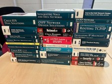Cisco networking books in bulk - 27 paperback & hardback books. segunda mano  Embacar hacia Mexico