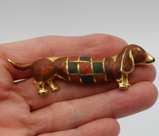 Broche vintage chien d'occasion  France