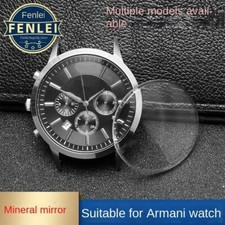 Capa de pulseira de vidro para relógio Armani para AR2432/2434/2447/1451/1452/2448/5891/11105 comprar usado  Enviando para Brazil