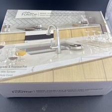 Lavador de vidro preto fosco para pia de cozinha, lavadora de copos FONTOP com podridão 360°. Jato comprar usado  Enviando para Brazil
