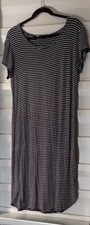 Vestido maxi listrado azul e branco Tiffany e cinza comprimento médio comprar usado  Enviando para Brazil
