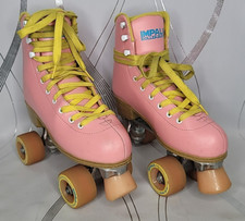Patins femininos Impala tamanho 7 rosa e amarelo quad 58x32 comprar usado  Enviando para Brazil
