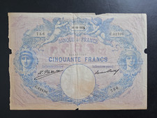 Billet francs bleu d'occasion  Meylan