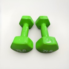 Conjunto de 2 halteres revestidos de borracha pesos de mão, antiderrapante (verde) comprar usado  Enviando para Brazil