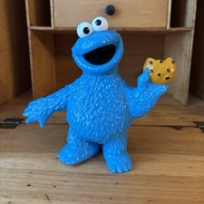 Raro Sesame Street AO VIVO! Boneco de brinquedo Cookie Monster 7" lembrança plástico - 2017 comprar usado  Enviando para Brazil