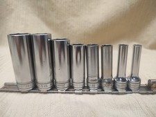 Snap On 8 Pçs 3/8" Soquete Profundo SAE, Cromado, 3/4,11/16,5/8,1/2 /,7/16,3/8,5/16,1/4 comprar usado  Enviando para Brazil