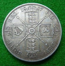 1887 victoria florin for sale  PETERBOROUGH