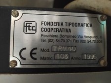 Macchina tipografica per usato Macchina tipografica per usato  Venetico