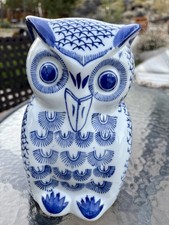Porcelana chinesa vintage Chinoiserie coruja azul e branca pintada à mão comprar usado Porcelana chinesa vintage Chinoiserie coruja azul e branca pintada à mão comprar usado  Enviando para Brazil