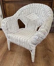 Vintage white wicker for sale  Indio