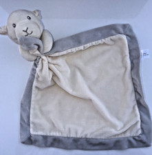 Lamb First Impressions Baby Lovey Cobertor Cinza Creme Brinquedo Macio Segurança Unissex comprar usado  Enviando para Brazil