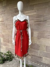 1970s red cheesecloth for sale  MATLOCK