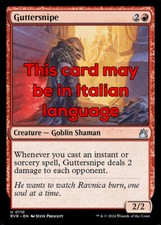Mtg guttersnipe foil usato  Bari