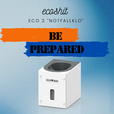 Trenntoilette für Baustelle, Bunker, Camping oder Wasserknappheit +++ ECOSHIT comprar usado  Enviando para Brazil