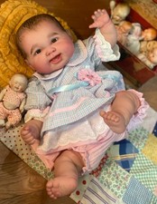 Usado, Boneca bebê Berenguer renascida vintage 21" ponderada com corpo de pano em torno de 6 libras comprar usado  Enviando para Brazil