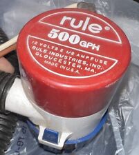 Rule 500 gph for sale  Hortonville
