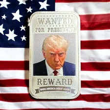 Trump silver bar for sale  Geneva