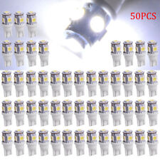 50x lâmpadas laterais brancas 5SMD LED 501 T10 W5W push wedge sem tampa 5000K 6000K comprar usado  Enviando para Brazil