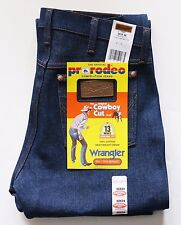 Nowe dżinsy Wrangler Cowboy Cut 13MWZ Original Fit Sztywne indygo Rozmiary męskie   na sprzedaż  Wysyłka do Poland