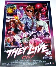 THEY LiVE John Carpenter 30º aniversário JAPONÊS CHiRASHi comprar usado  Enviando para Brazil