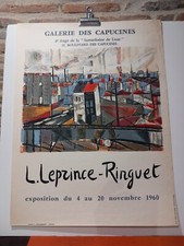 Affiche originale exposition d'occasion  Pellevoisin