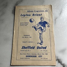 Leyton orient sheffield for sale  GREAT YARMOUTH