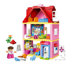 Klocki NOWY Duży różowy domek kompatybilny z lego DUPLO, 78 elementów, duże cząs na sprzedaż  PL