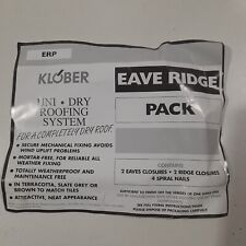 Klober eave ridge for sale  BARNSLEY