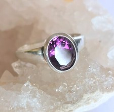 Ring amethyst 925er gebraucht kaufen  Heiligenhaus