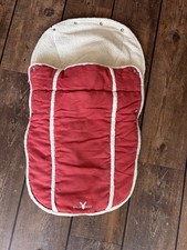 Pushchair red footmuff for sale  READING