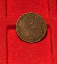 Moneta centesimi 1859 usato  Rosignano Marittimo