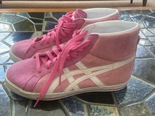 Tênis Asics Onitsuka Tiger Hi Top Camurça e Lona Rosa Feminino EUA 8.5 comprar usado  Enviando para Brazil