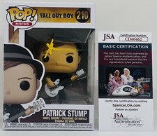 Boneco funko pop rocks assinado por Patrick Stump fall out boy band vocalista jsa certificado de autenticidade comprar usado  Enviando para Brazil